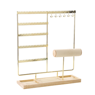创意铁艺耳环架家用耳钉架耳饰收纳架项链展示架手串架戒指饰品架