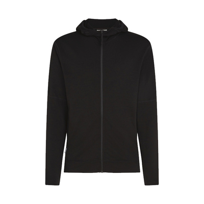 icebreaker抓绒长袖连帽外套户外