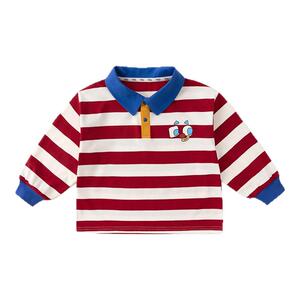 嘟嘟家男童T恤儿童春季上衣宝宝长袖打底衫春秋女童新款polo童装