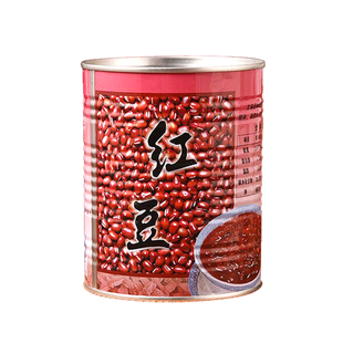 名忠糖水红豆罐头900g薏仁莲子芋头仙草汁小罐奶茶店专用商用明忠