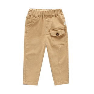 瑕疵品冬季儿童加绒皮裤加绒牛仔裤男童春秋单裤女夏季裤子随机发