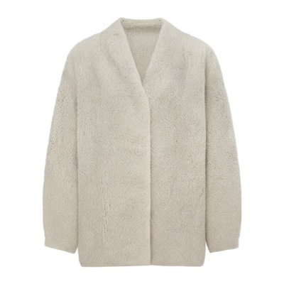 v领68紫标天鹅绒外套百搭日常