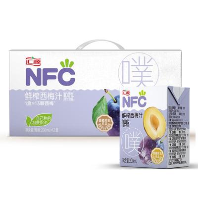 汇源果汁NFC西梅汁200ml*12盒