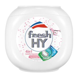 【数量填2】菁华freshhy4合1洗衣凝珠樱花除菌除螨持久留香50粒