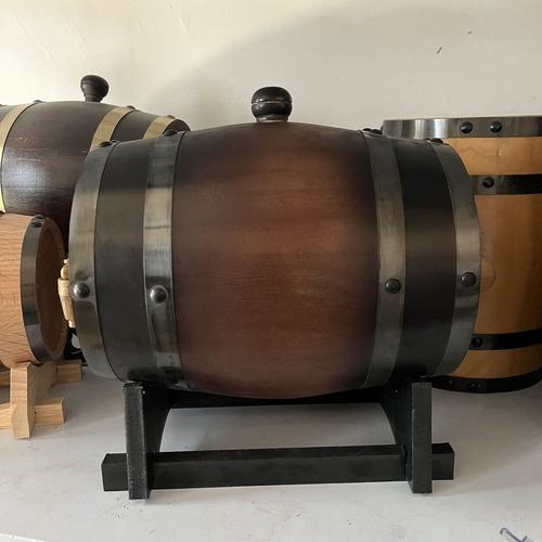 橡木厂家直销酒桶空桶可视无胆雪莉装饰红酒威士忌葡萄酒白兰地