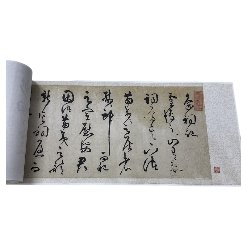 高清艺术喷绘画芯宣纸绢布卷轴画