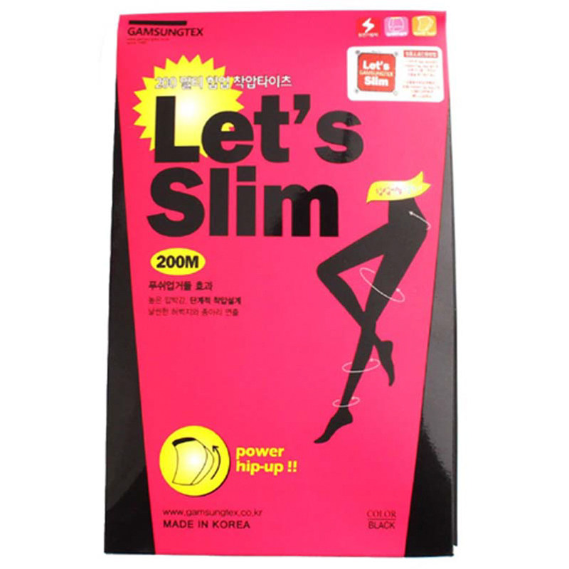 lets slim瘦腿袜强压 塑形小腿韩国瘦腿袜黑色高压瘦腿袜超紧显瘦