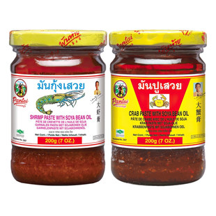 泰国进口潘泰大虾膏1号配方 潘泰诺华星牌虾酱蟹膏酱 潘太虾头油