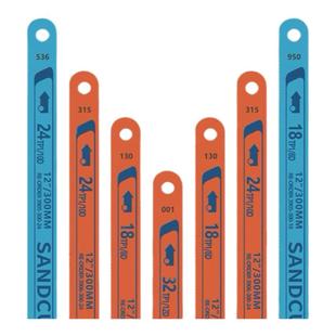 瑞典进口鱼唛白固牌红鱼蓝鱼高速钢锯条手用钢锯条32T 24T 18T 齿