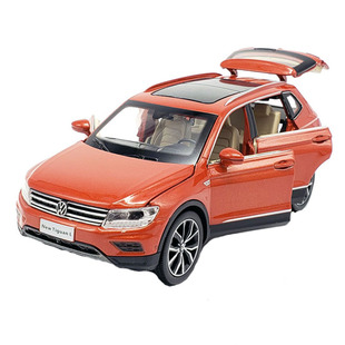 1:32大众途观L合金汽车模型越野SUV原厂仿真金属车摆件回力玩具车