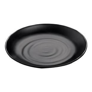 密胺餐具黑色盘子烤肉火锅烧烤专用碟商用餐饮餐盘凉菜配菜小吃盘