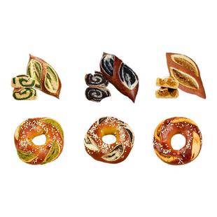 芝麻多多抹茶碱水咖啡椰椰黑芝麻碱水贝果肉松碱水贝果抹茶碱水