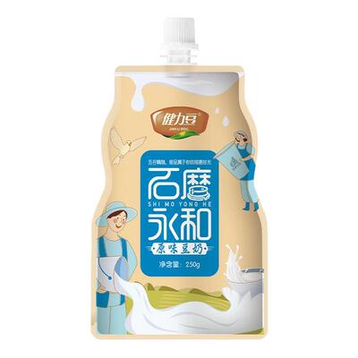 健力豆石磨永和豆奶袋装早餐饮料
