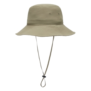 热风帽子2025年夏季新款女士简约户外盆帽登山遮阳帽大帽檐渔夫帽
