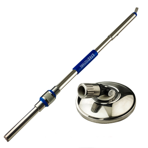 通用旋转拖把加长杆一体杆旋转式一拖净家用墩布配件拖把头拖布杆