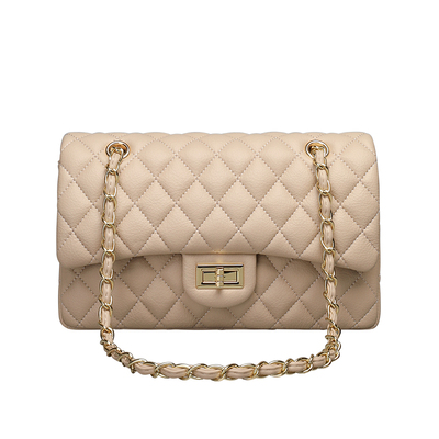 高级感菱格链条腋下包单肩斜挎包