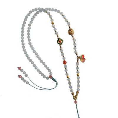 和田玉吊坠挂绳高端配饰编织绳