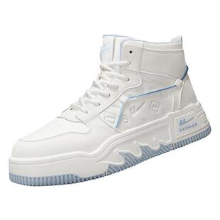 回力帆布高帮男鞋春季潮牌百搭厚底学生板鞋运动休闲白鞋小白潮鞋