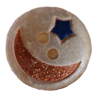 星星月亮贝壳纽扣13mm不到点点