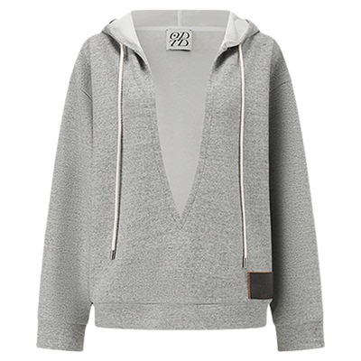 ODTD秋冬新品针织卫衣喇叭长裤女