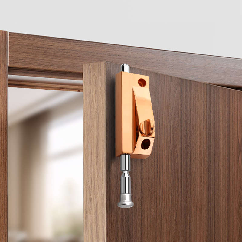 嘉玛旋转门锁插销锁旋转门插销有框门锁弹簧插销地插锁落地插销