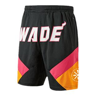 韦德之道篮球裤男迈阿密热火队美式短裤拉塞尔晨曦比赛运动短裤夏