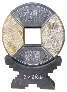 古生物标本招财进宝三叶虫化石