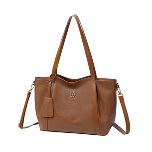 AUSDIOCA/澳迪佳真皮托特包女2026新款大容量通勤植鞣牛皮斜挎包