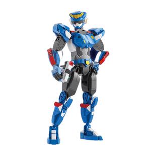 JAKI佳奇积木迷你特工队超级战警力量玩具正义队长送男孩生日礼物