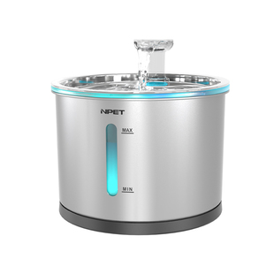 不锈钢猫咪自动饮水机宠物猫饮水器循环流动狗狗喝水器可恒温猫用