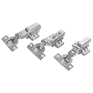 DTC东泰c81铰链全阻尼三段力固装小角度缓冲液压衣橱柜门合页五金