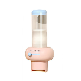 一次性杯子取杯器壁挂滑动式台面饮水机水杯收纳盒纸杯取杯置物架