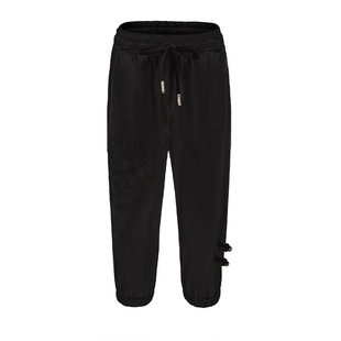 万图岁福童装【黑龙王】秋冬新款中国风国潮儿童丝绒休闲裤亲子装