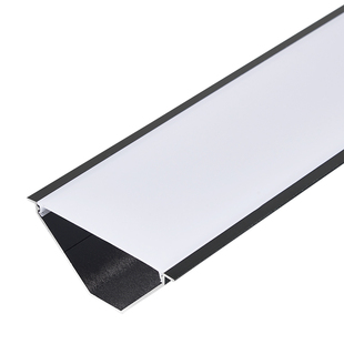 明装发光顶角线条灯槽免吊顶墙角阴角线形灯天花不吊顶石膏线型灯