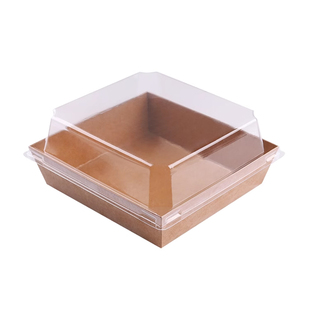 包邮法式长面包透明长条泡芙蛋黄酥纸塑蟹小方烘焙包装纸盒100个