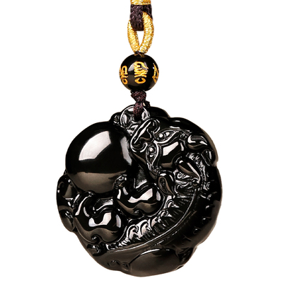 黑曜石正品旗舰店有求必应吊坠