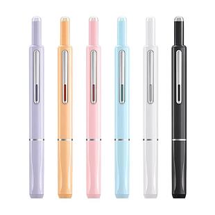 点石按动钢笔DS-784小舱门按压式钢笔中小学生专用三四年级正姿练字硬笔书法时空舱可擦钢笔ef尖儿童可换墨囊