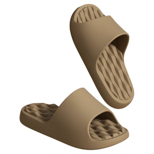 ECAC踩屎感EVA防臭拖鞋男士家居室内浴室防滑厚底按摩凉拖鞋男款