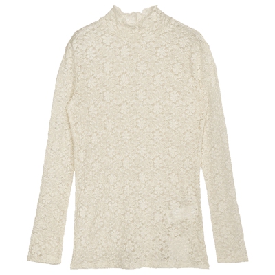 AMERI蕾丝弹力修身上衣