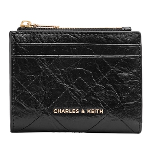 [新年礼物]CHARLES&KEITH26春新款CK6-10701631菱格钱包零钱卡包