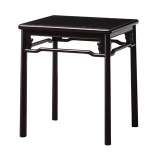 宋韵赞比亚血檀方桌新中式棋牌桌休闲桌非洲小叶紫檀四方桌小茶几