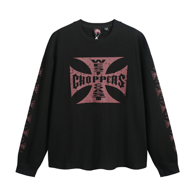 westcoastchoppers华夫格长袖T