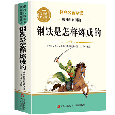人教版 钢铁是怎样炼成的和经典常谈朱自清正版原著原版无删减完整版 初中八年级下册必读课外书籍阅读名著文学书目傅雷家书