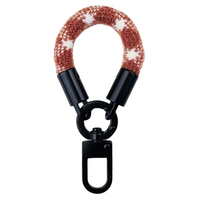 SHEARTS秋冬毛绒绒迷你电话手指绳汽车钥匙扣挂链手机小挂绳短款