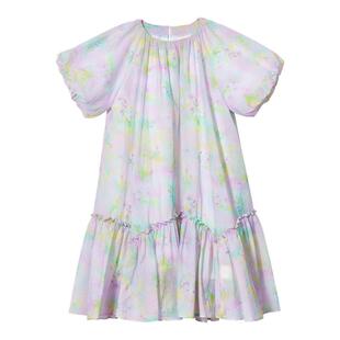 allblu幼岚【花仙子·水母泡泡袖连衣裙】儿童25春夏新款女童轻盈