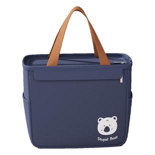 保温饭盒袋便当手提包上班族装餐包冬季防水午餐带饭饭兜加厚铝箔