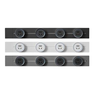 正品国际电工家用可移动轨道插座明装厨房滑动导轨卧室排插壁挂式