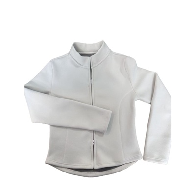 石墨烯保暖立领德绒短外套女秋冬修身内搭抓绒拉链卫衣摇粒绒开衫