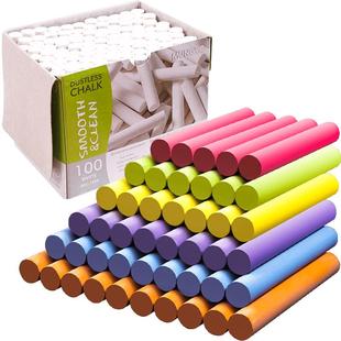 韩国mungyo盟友无尘粉笔家用无毒儿童黑板彩色粉笔多色鲜艳黑板报教师专用粉笔套无粉尘白粉笔白色粉笔