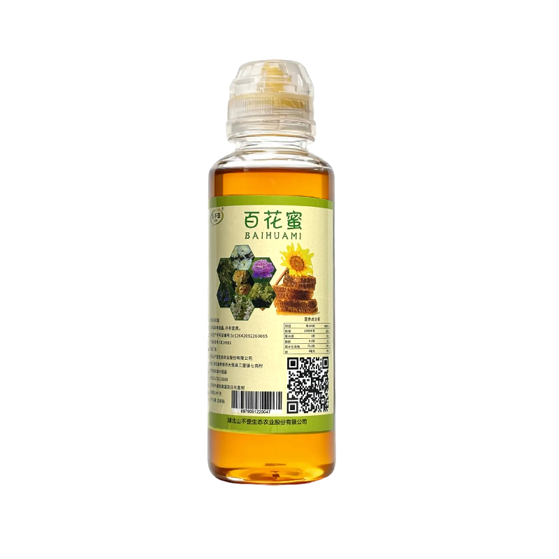 蜂蜜纯正天然野生土蜂蜜农家自产百花蜜结晶新鲜现采正宗500g瓶装